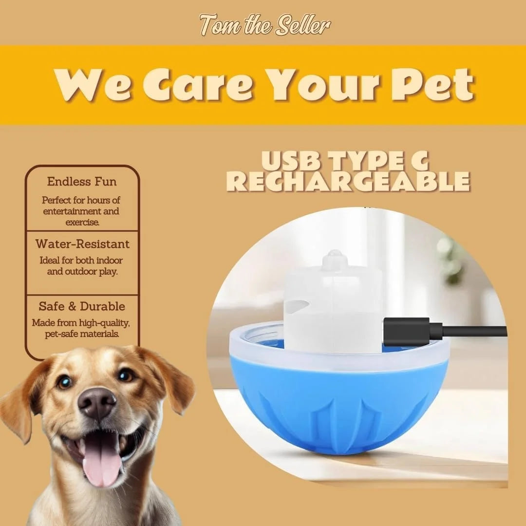 Pet Toys Gravity Electric Amusement Pet Ball Smart Bouncing Ball For Dogs and Cats